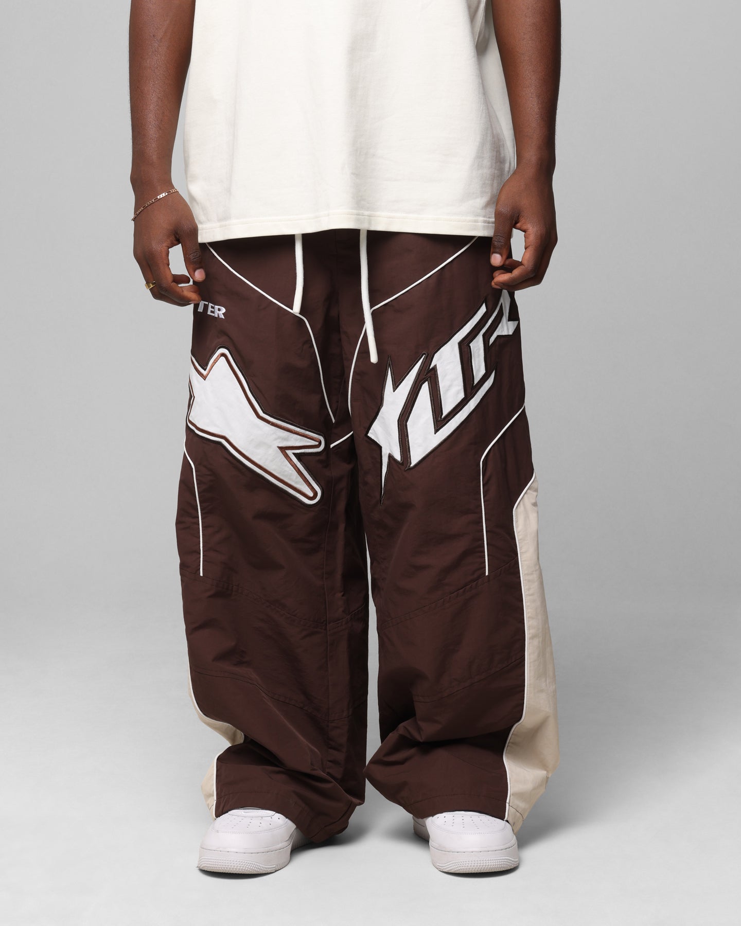 Loiter Motocross Parachute Pants Brown | Culture Kings NZ