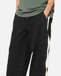 Saint Morta Amplus Sidewinder Jeans Black/Off White