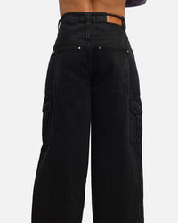 Saint Morta Baggy Cargo Pants Black