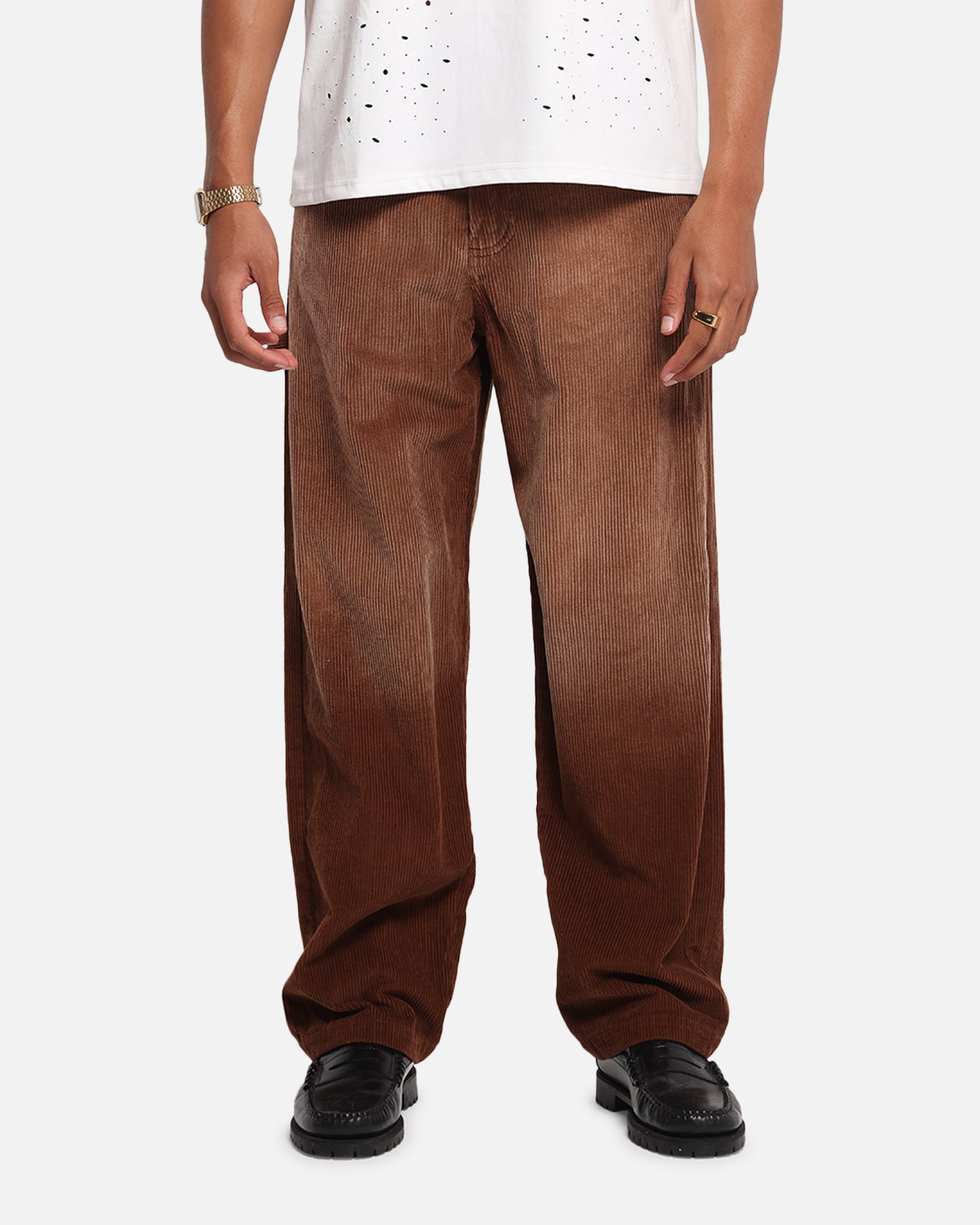 XXIII Corduroy Wash Pants Brown | Culture Kings NZ