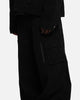 Loiter Combat Cargo Pants Washed Black
