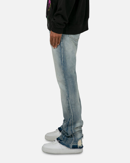 MNML B484 Flare Denim Jeans Blue