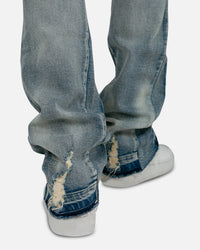 MNML B484 Flare Denim Jeans Blue