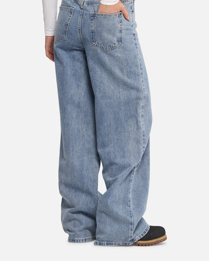 XXIII Women's Wide Leg Jeans Blue Denim
