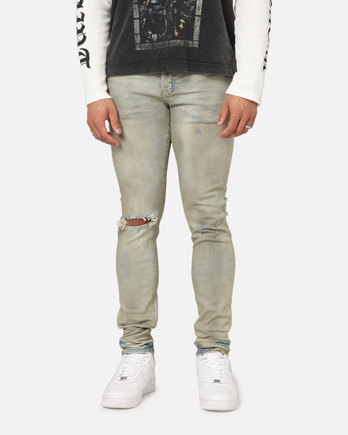 Saint Morta Dynasty Dirty Distressed Jeans Dirty Denim