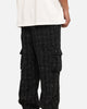 XXIII Boucle Tweed Cargo Pants Black