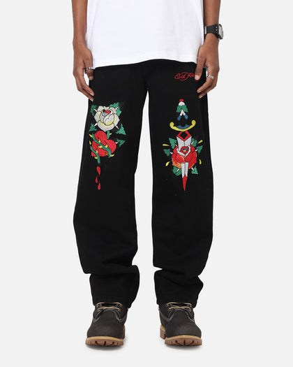 Ed Hardy Once Wounded Jeans Black