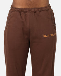 Saint Morta Sacred Script Track Pants Brown