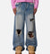MNML Blowout Rave Denim Jeans Vintage Blue