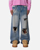 MNML Blowout Rave Denim Jeans Vintage Blue