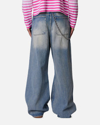 MNML Blowout Rave Denim Jeans Vintage Blue