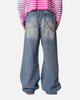 MNML Blowout Rave Denim Jeans Vintage Blue