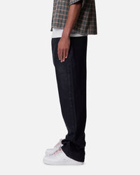 MNML Ultra Baggy Denim Jeans Waxed Black