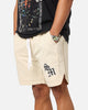 Saint Morta Gothic Monogram Nylon Shorts Dirty Blonde