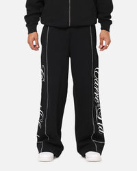 Carre Script Trackpants Black