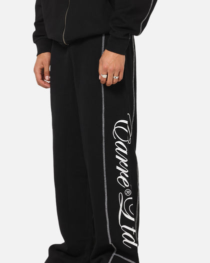 Carre Script Trackpants Black