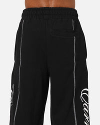 Carre Script Trackpants Black