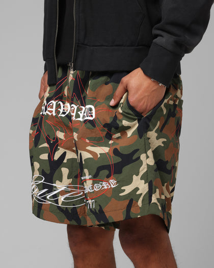 Loiter Hardcore Walk Shorts Camo