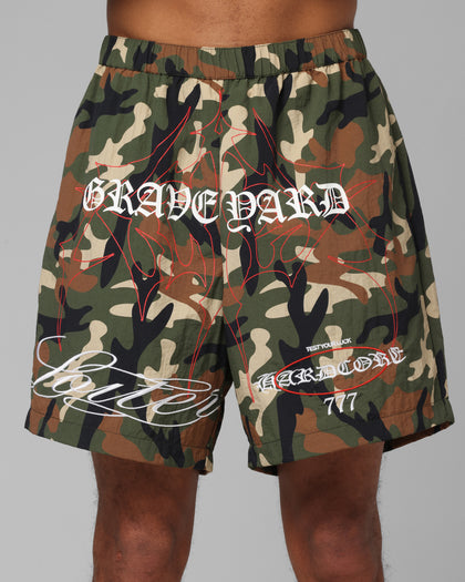 Loiter Hardcore Walk Shorts Camo