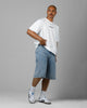 Loiter Goth Clique Jorts Blue Denim