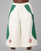 Loiter Club Classic Track Shorts White/Green