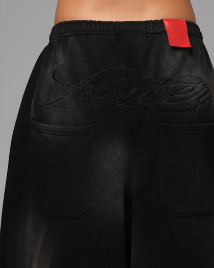 Loiter Purity Sweatpants Washed Black
