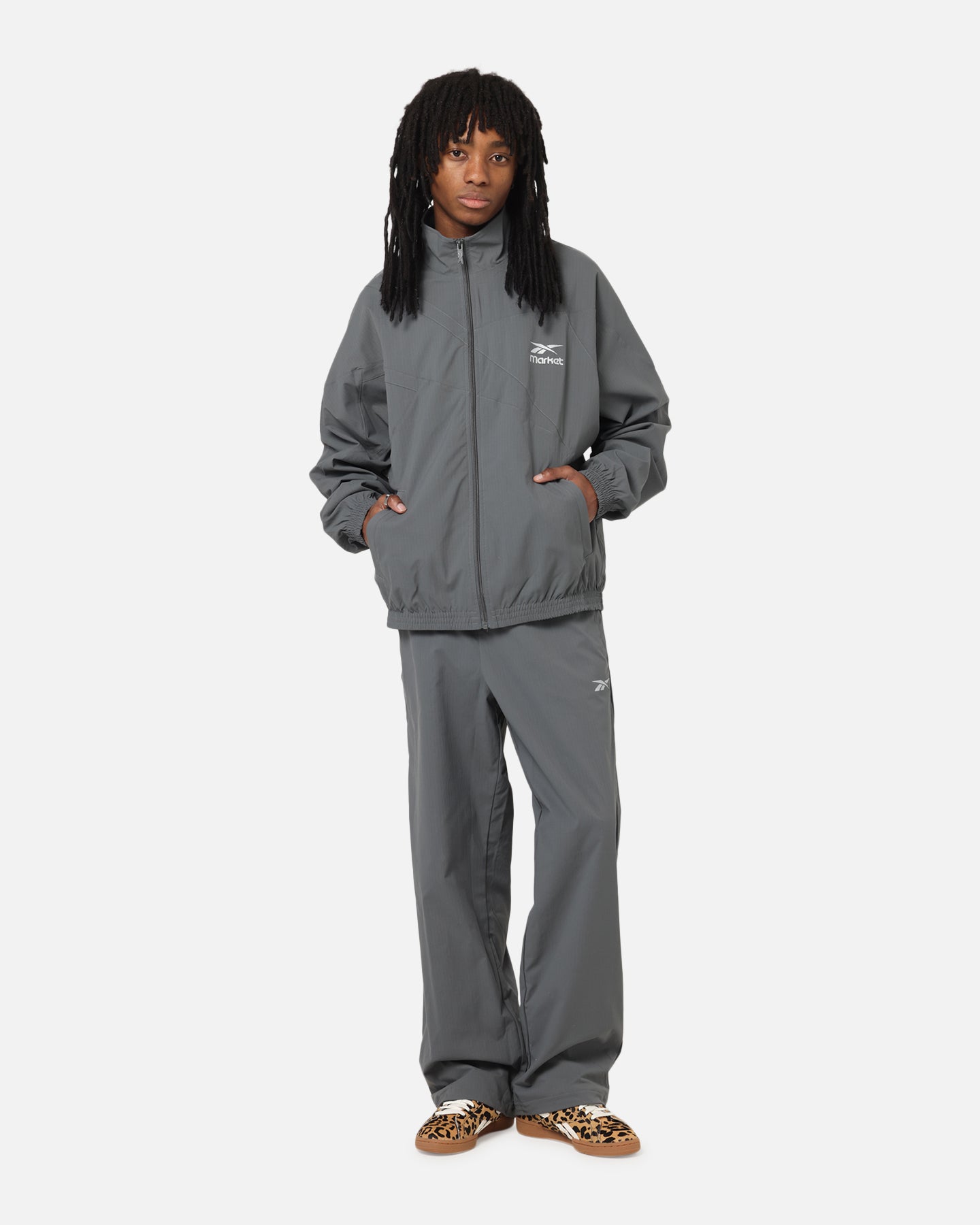 Reebok X Market Track Pants Grey/Silver | Culture Kings NZ