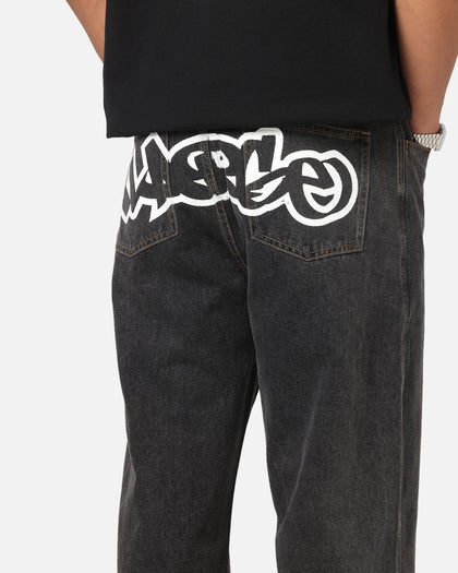 X-Large Mark Bull Denim 91 Pants Washed Black