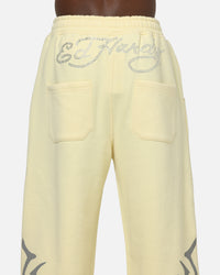 Ed Hardy Trinity Sweatpants Butter Yellow