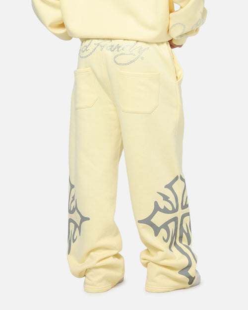 Ed Hardy Trinity Sweatpants Butter Yellow