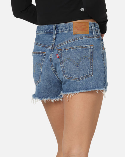 Levi Strauss And Co Women's 501® Original Denim Shorts Blue