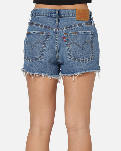 Levi Strauss And Co Women's 501® Original Denim Shorts Blue