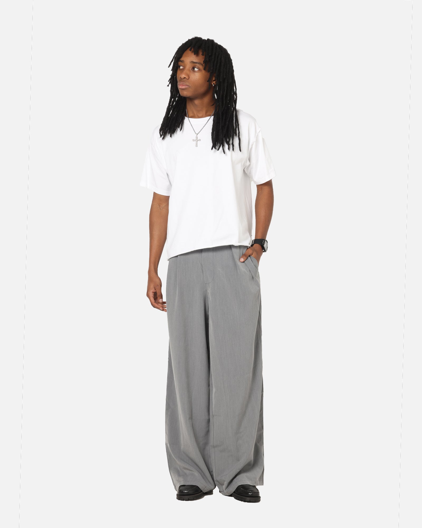 XXIII Pleated Pant Grey | Culture Kings NZ
