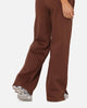 Nike Women's Sportswear Phoenix Fleece High Waisted Wide Leg Sweat Pants Fauna Brown/Sail