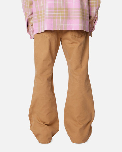 MNML Bootcut Iron Cross Jeans Tan