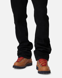 MNML Raw Bootcut Denim Jeans Rinsed Black
