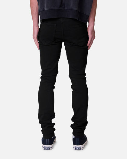 MNML Raw Skinny Denim Jeans Rinsed Black