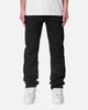 MNML Raw Straight Denim Jeans Rinsed Black