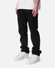 MNML Raw Straight Denim Jeans Rinsed Black