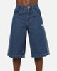 Adidas Firebird Denim Shorts Blue Denim