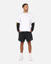 Saint Morta Scription Nylon Shorts Black