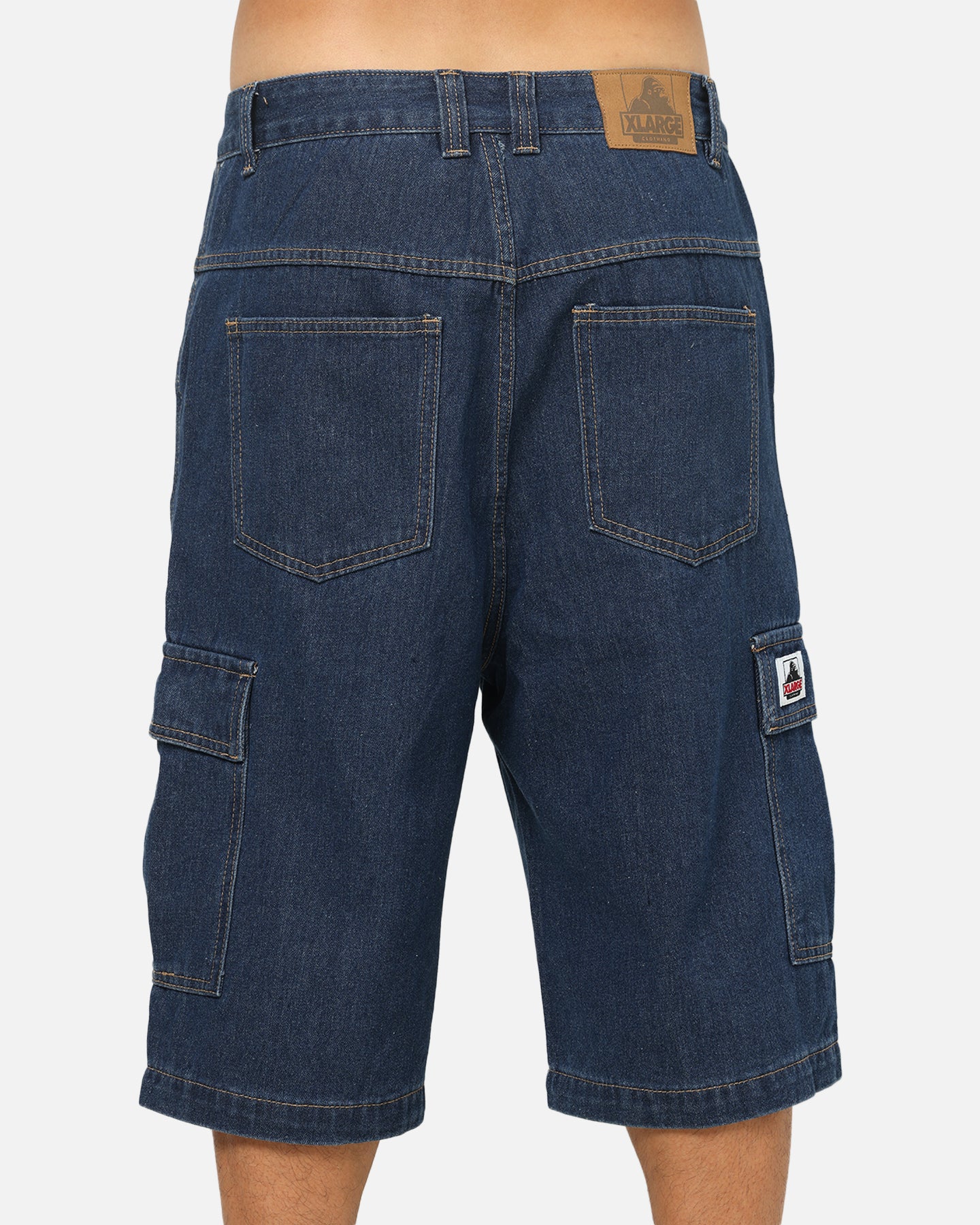 X-Large Baggy Cargo Denim 91 Shorts Dark Indigo | Culture Kings NZ