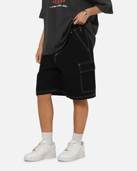 X-Large Italic Work Cargo Shorts Black