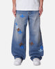 MNML Baggy Fleur Denim Jeans Blue