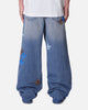 MNML Baggy Fleur Denim Jeans Blue