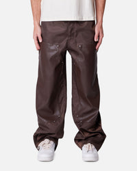 MNML Baggy Nylon Double Knee Pants Brown