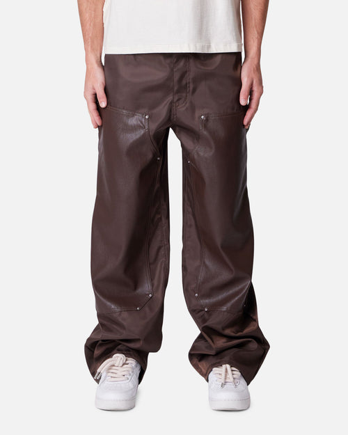 MNML Baggy Nylon Double Knee Pants Brown