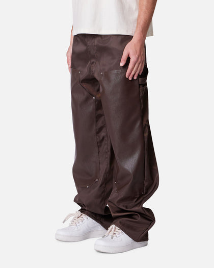 MNML Baggy Nylon Double Knee Pants Brown