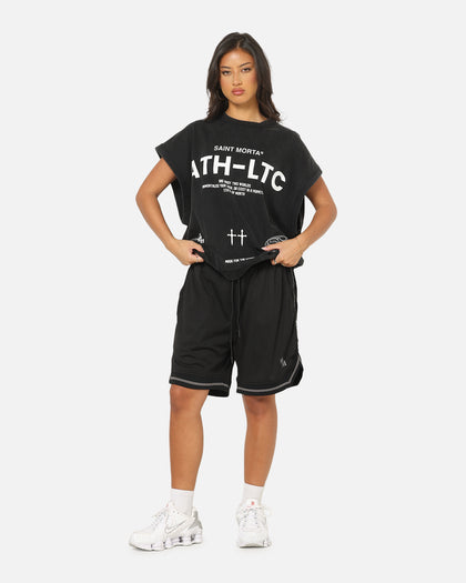 Saint Morta Athletc Taped Basketball Shorts Black