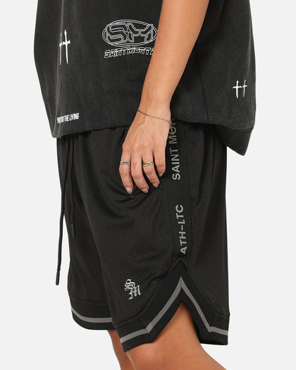 Saint Morta Athletc Taped Basketball Shorts Black